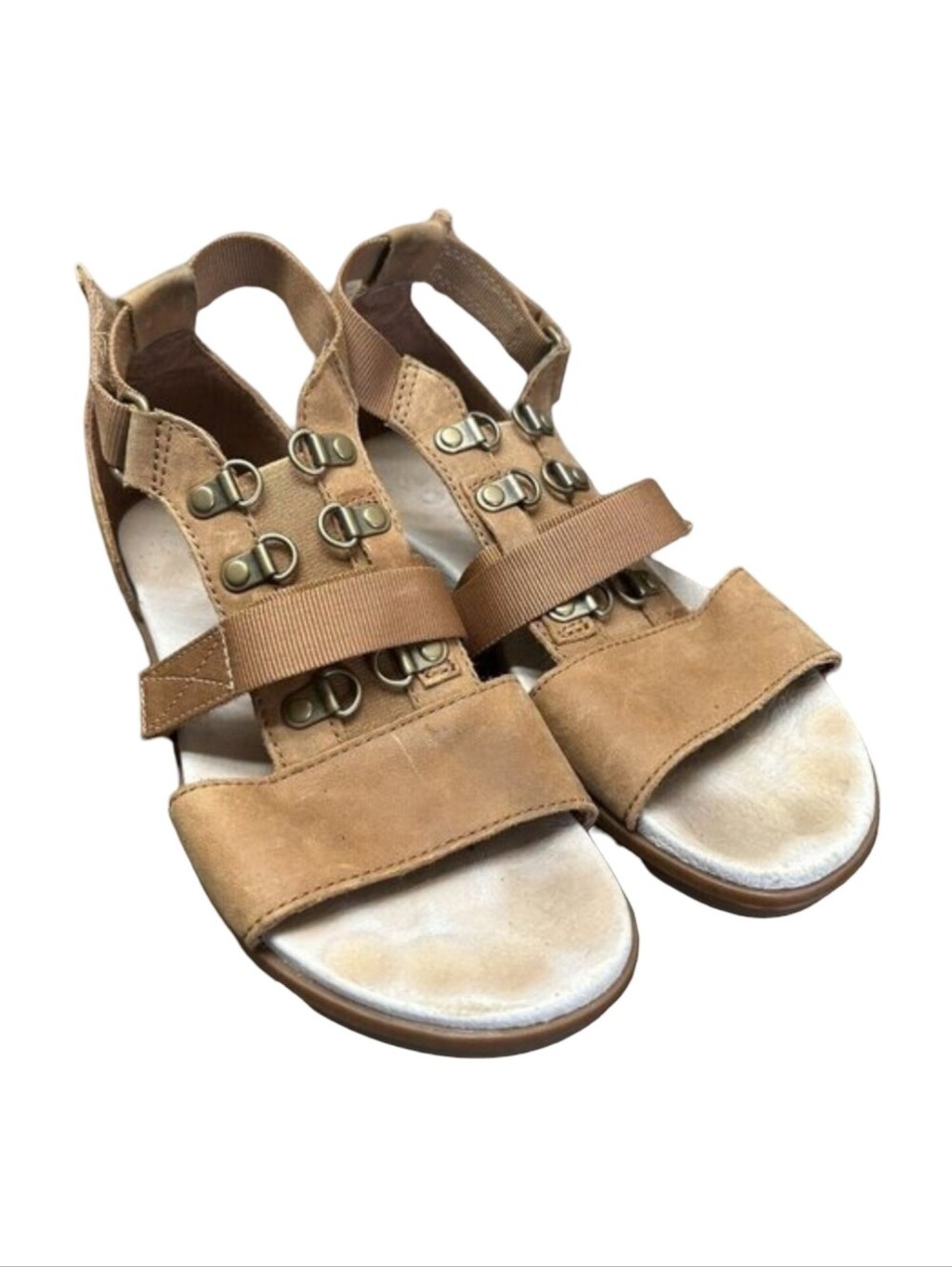Sorel Women’s Tan Suede Strappy Sandals